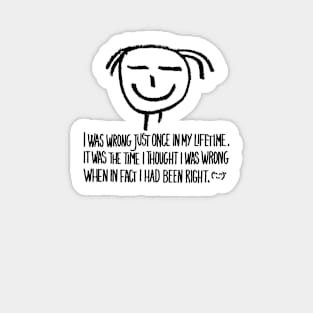 my personal quote Sticker